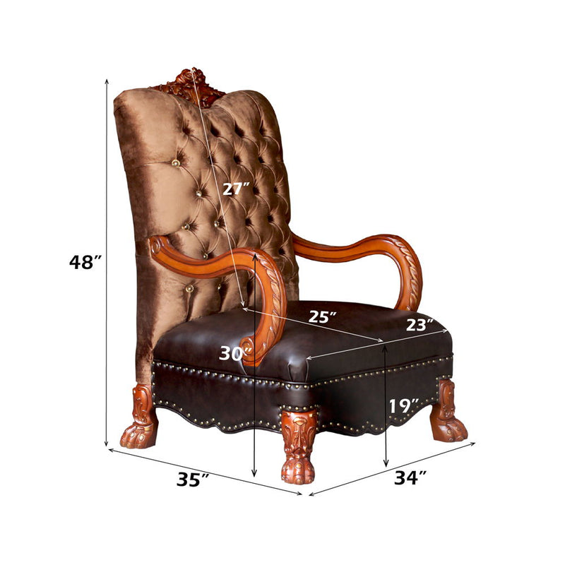Dresden - Accent Chair w/1 Pillow - R&R Furniture Gallery (Fountain Valley, CA)