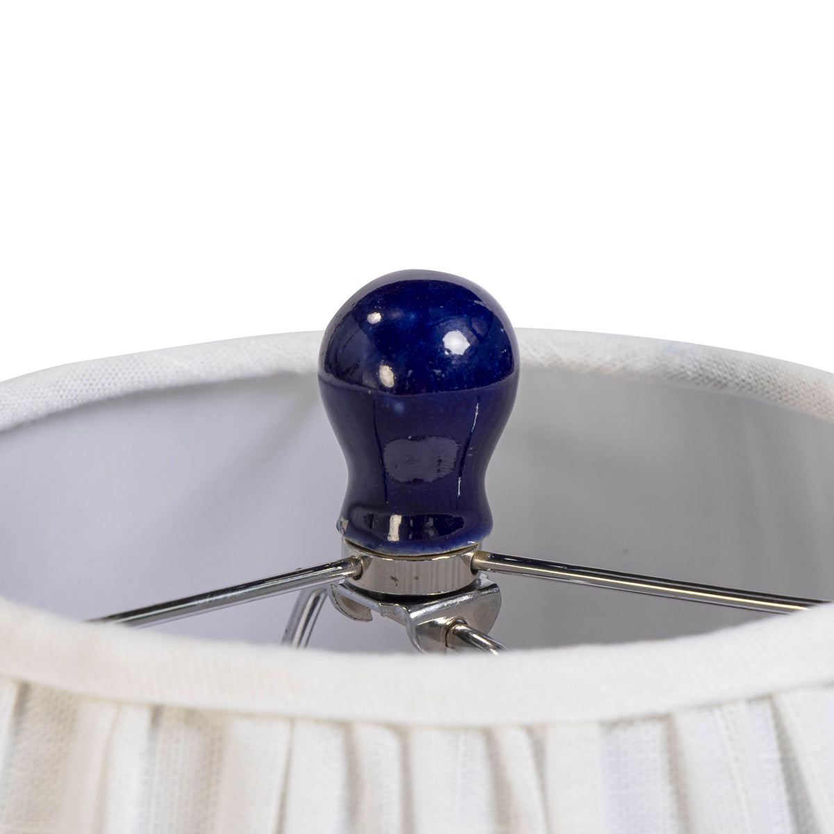 Diana - Table Lamp - Blue & White - R&R Furniture Gallery (Fountain Valley, CA)