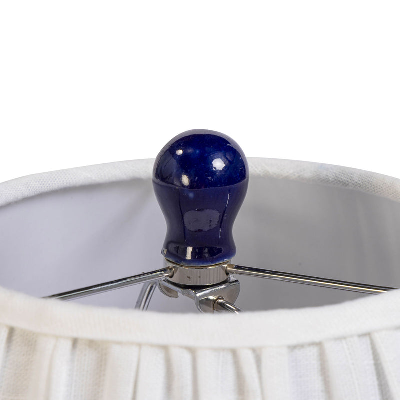 Diana - Table Lamp - Blue & White - R&R Furniture Gallery (Fountain Valley, CA)