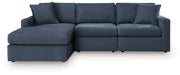 Signature Design by Ashley ink-colored stationary sectional sofa with plush cushions and modern design.