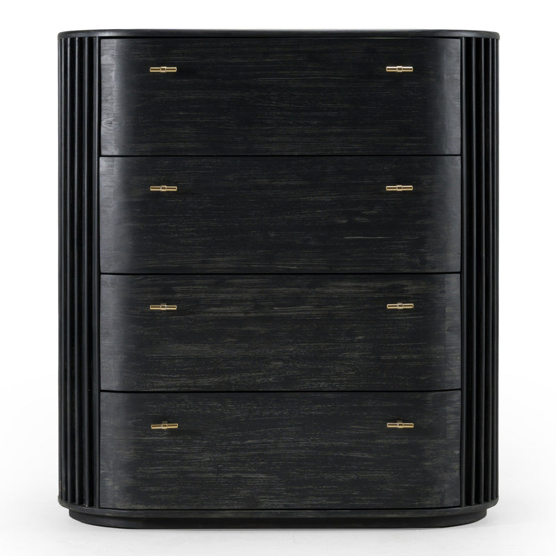 Fields - Modern Black Acacia Chest — view 2