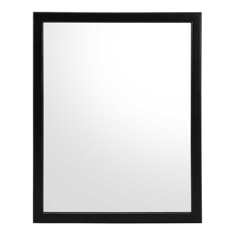 Fields - Modern Black Acacia Mirror — view 4