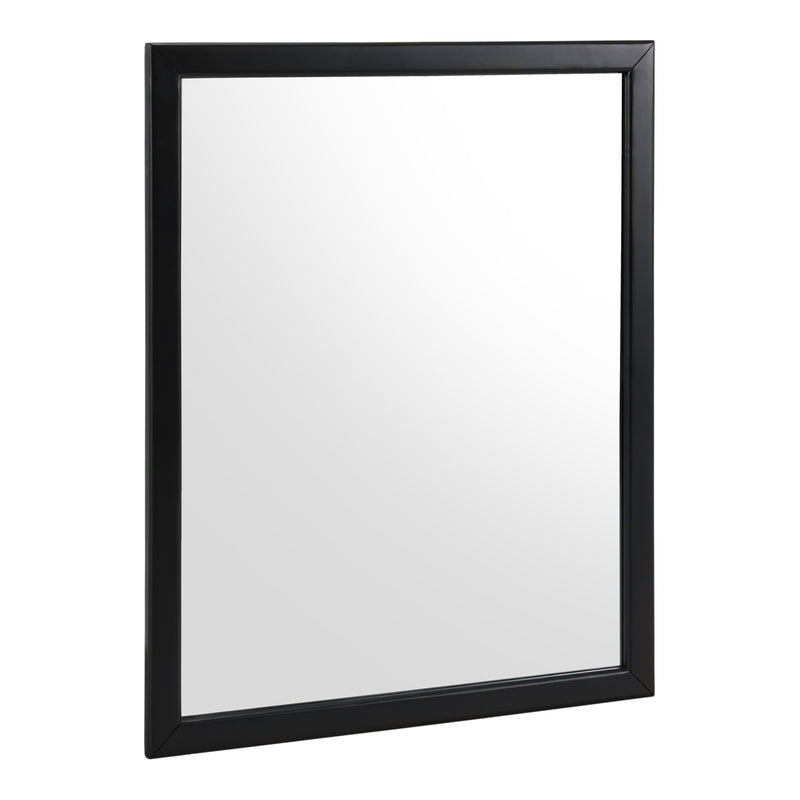 Fields - Modern Black Acacia Mirror — view 5
