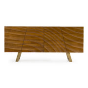 Finley Mid-Century Walnut & Gold Buffet — view 4