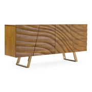 Finley Mid-Century Walnut & Gold Buffet — view 5