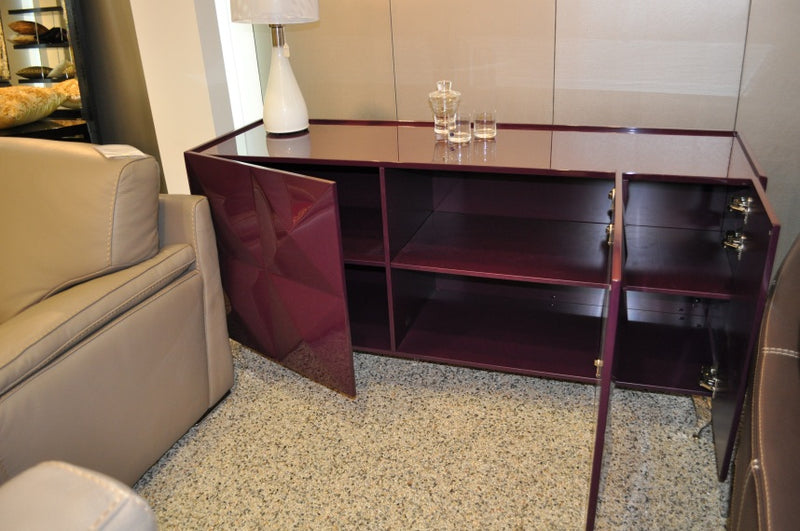 Versus Eva Purple Lacquer 3-Door Buffet — view 2