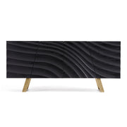 Finley Mid-Century Black & Gold Buffet — view 3