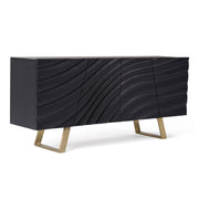 Finley Mid-Century Black & Gold Buffet — view 4