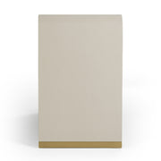 Florence - Modern Beige Leatherette + Gold Dresser — view 2