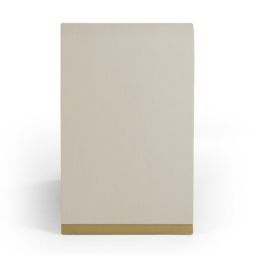 Florence - Modern Beige Leatherette + Gold Dresser — view 2