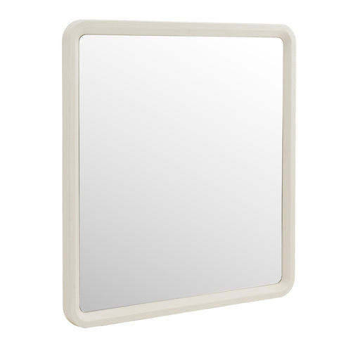 Florence - Modern Beige Leatherette Mirror
