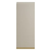 Florence - Modern Beige Leatherette + Gold Chest — view 4