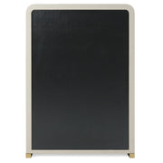 Florence - Modern Beige Leatherette + Gold Chest — view 5