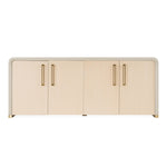 Florence - Modern Beige Leatherette + Gold Buffet