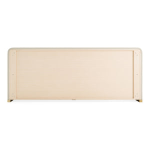 Florence - Modern Beige Leatherette + Gold Buffet — view 3