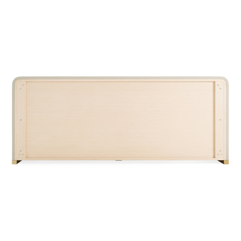 Florence - Modern Beige Leatherette + Gold Buffet — view 3