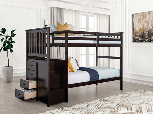 Ontario Twin/Twin Bunk Bed - R&R Furniture Gallery (Fountain Valley, CA)