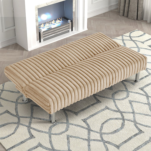 Hinwil Futon Sofa Bed Pink, Beige Grey, & Black - R&R Furniture Gallery (Fountain Valley, CA)