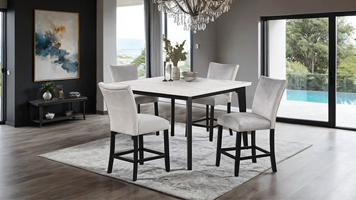 Sabro 5 Pc Counter Ht Table Set - R&R Furniture Gallery (Fountain Valley, CA)