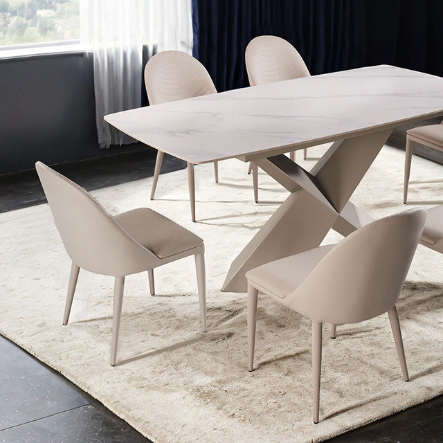 Lenvik 7 Pc Dining Table Set - R&R Furniture Gallery (Fountain Valley, CA)