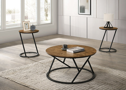 Ronde 3 Pc. Table Set Natural - R&R Furniture Gallery (Fountain Valley, CA)