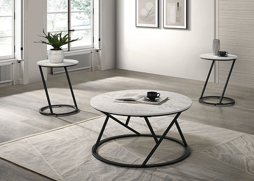 Ronde 3 Pc. Table Set - R&R Furniture Gallery (Fountain Valley, CA)