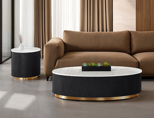 Virden Oval Cocktail Table - R&R Furniture Gallery (Fountain Valley, CA)