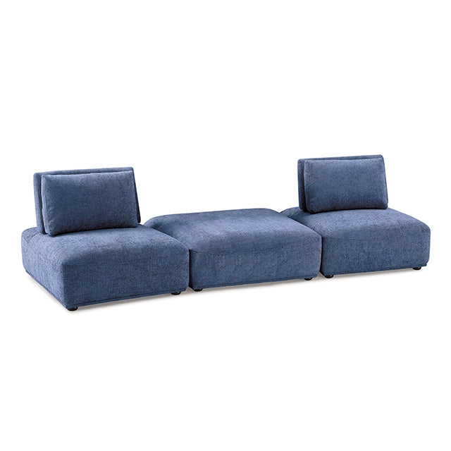 Stavanger 2-Seater w/ Square Ottoman - R&R Furniture Gallery (Fountain Valley, CA)
