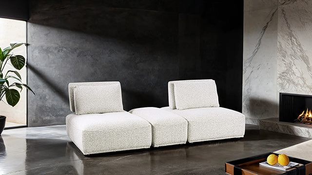 Stavanger 2-Seater w/ Rect Ottoman - R&R Furniture Gallery (Fountain Valley, CA)