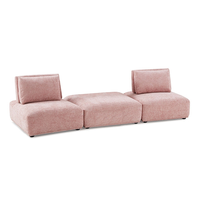 Stavanger 2-Seater w/ Square Ottoman - R&R Furniture Gallery (Fountain Valley, CA)