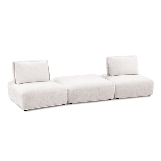 Stavanger 2-Seater w/ Square Ottoman - R&R Furniture Gallery (Fountain Valley, CA)