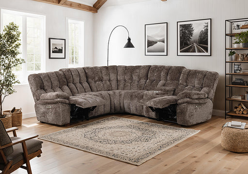 Hieronymus Power Sectional Brown - R&R Furniture Gallery (Fountain Valley, CA)