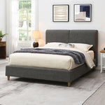 Stavern E.King, Full, & Queen Bed Grey & Black - R&R Furniture Gallery (Fountain Valley, CA)