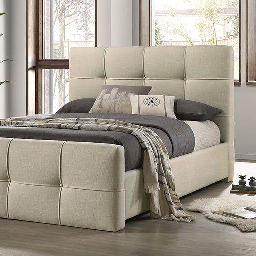 Merced Bed Gray & Ivory - R&R Furniture Gallery (Fountain Valley, CA)