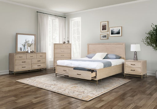 Sandnes 4 Pc Queen Bedroom Set - R&R Furniture Gallery (Fountain Valley, CA)