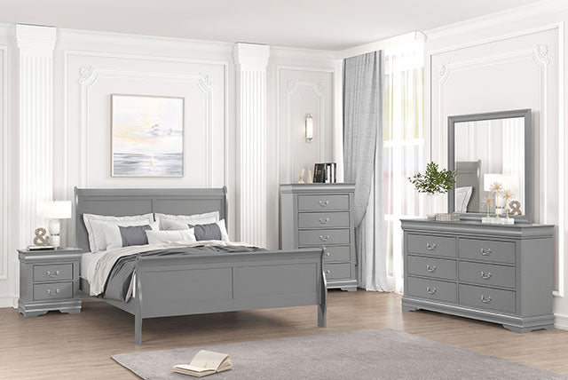 Louis Philippe Queen Bedroom Set - R&R Furniture Gallery (Fountain Valley, CA)