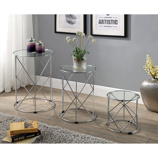Madyson 3 Pc. Nesting Table - R&R Furniture Gallery (Fountain Valley, CA)