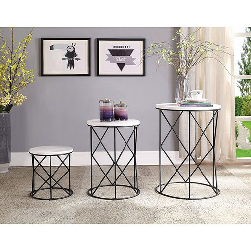 Madyson 3 Pc. Nesting Table - R&R Furniture Gallery (Fountain Valley, CA)