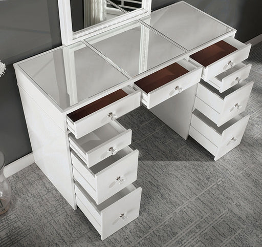 Louise Vanity W/ Stool - R&R Furniture Gallery (Fountain Valley, CA)