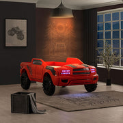 Roverton Bed Red & Grey - R&R Furniture Gallery (Fountain Valley, CA)