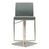 Folsum - Modern Grey Adjustable Bar Stool