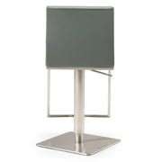 Folsum - Modern Grey Adjustable Bar Stool — view 3