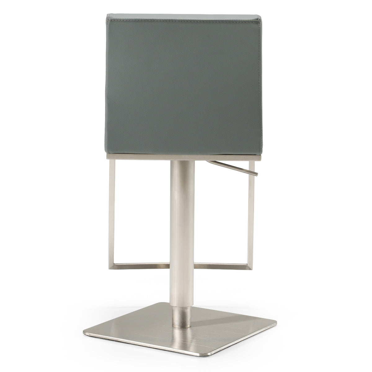 Folsum - Modern Grey Adjustable Bar Stool — view 3