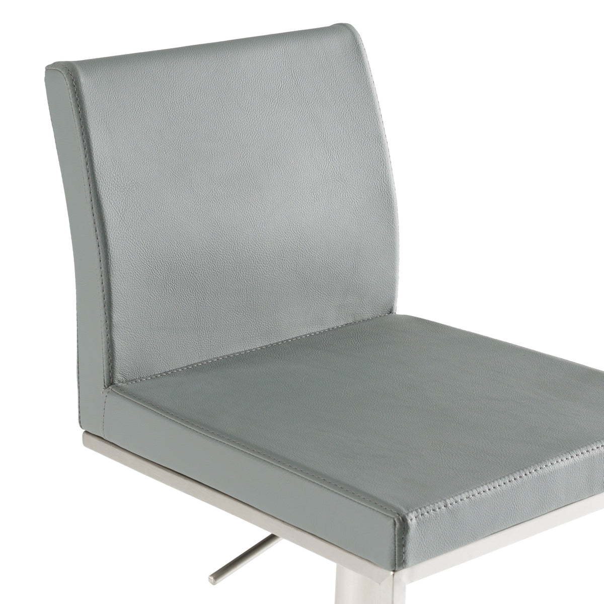 Folsum - Modern Grey Adjustable Bar Stool — view 4