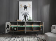 Fontana - Modern Grey Buffet — view 2