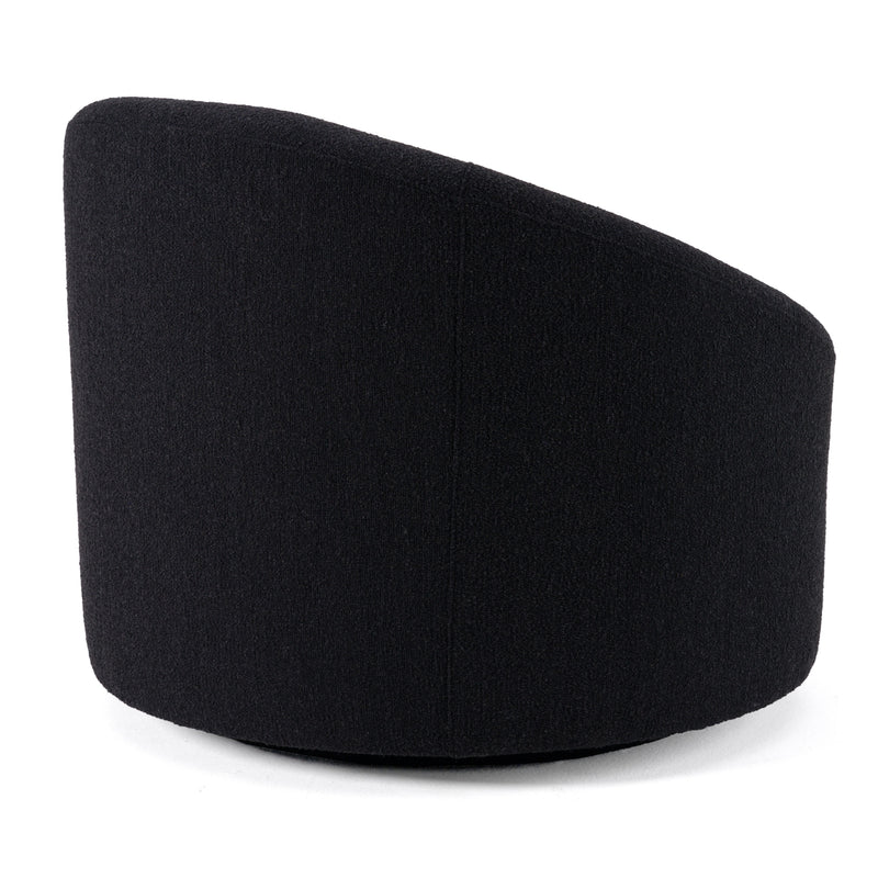Frontier - Glam Black Fabric Accent Chair — view 4