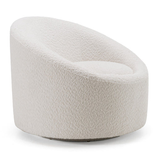 Frontier - Glam Off-White Fabric Accent Chair — view 2