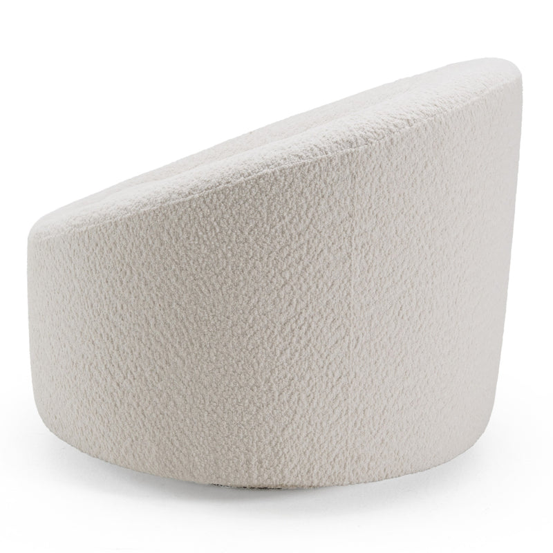 Frontier - Glam Off-White Fabric Accent Chair — view 4