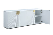 G1869 - White + Gold Buffet — view 2