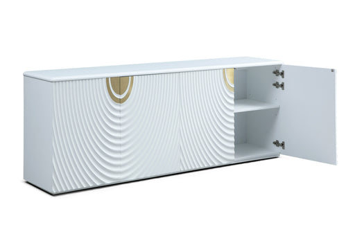 G1869 - White + Gold Buffet — view 2